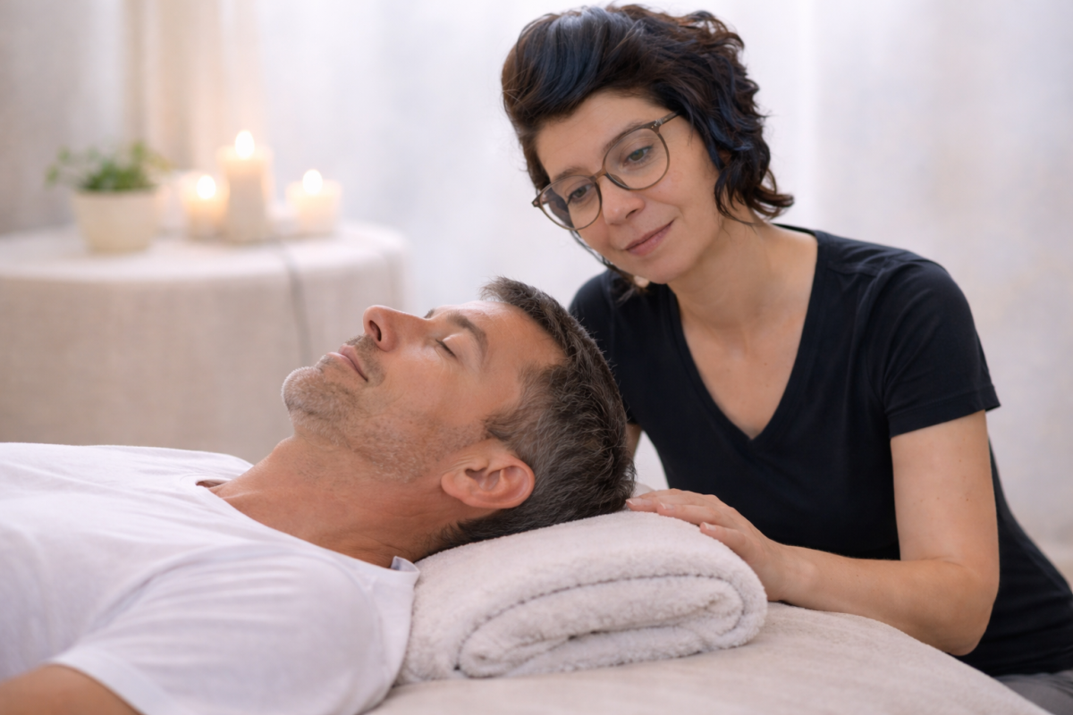 Séance d'hypnose et relaxation